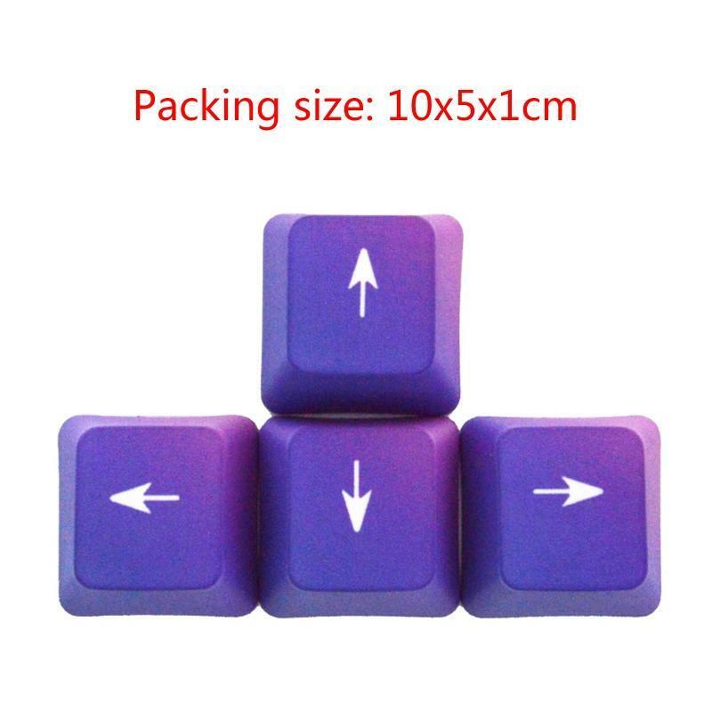 PBT Keycaps for Cherry Mechanical Keyboard OEM Purple PSP Directions 4 Keys Set