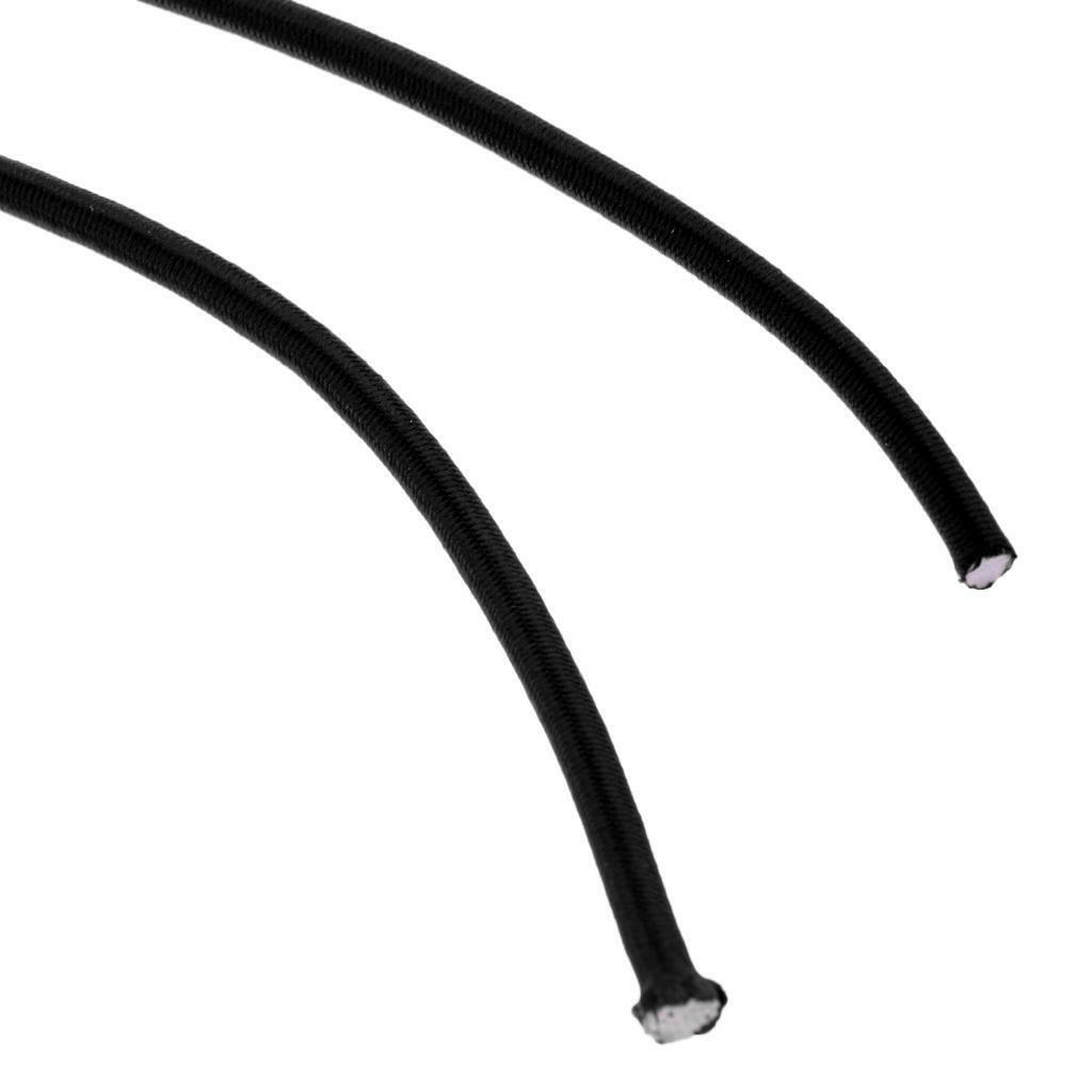 4mm Elastic  Rope Marine Shock Cord -  Roof Racks 20m Black