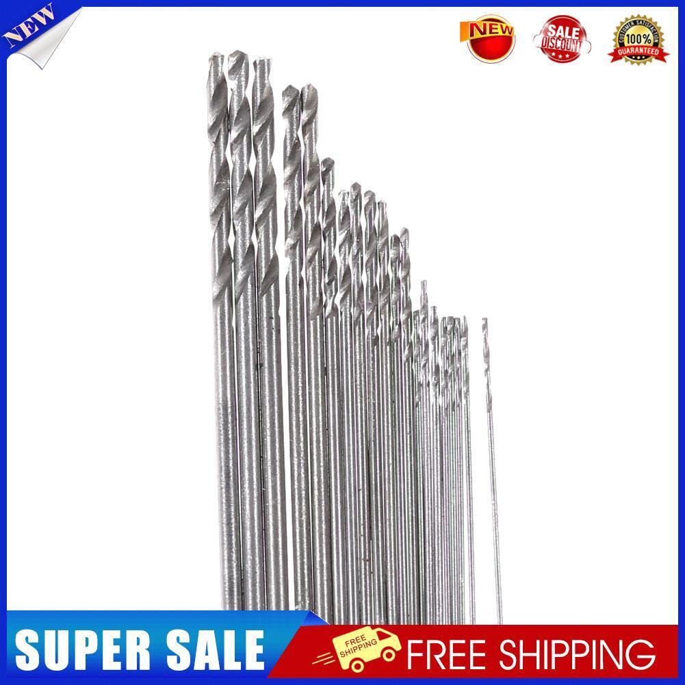 20pcs Mini HSS Twist Drill Bit Sets 0.3-1.6mm for Craft Hobby Jewelly (B)