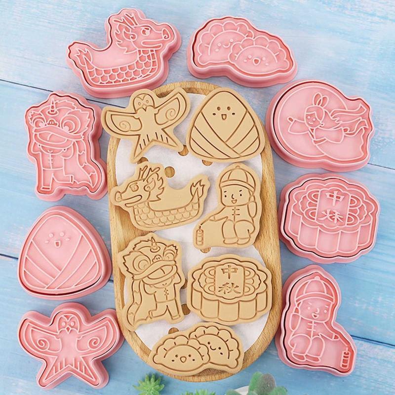 DIY Baking Cookie Cutter Cookie Molds Baking Tools Chinese Festivals Series