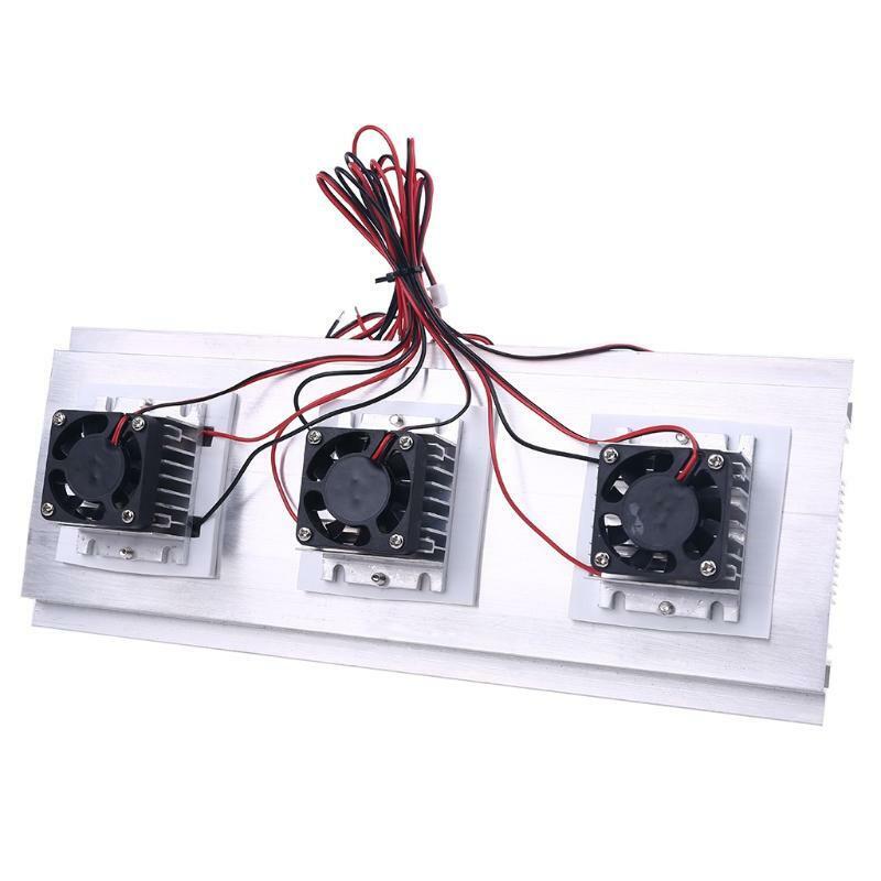 TEC Electron Semiconductor Refrigeration Cooler Triple Fan Thermoelectric Module