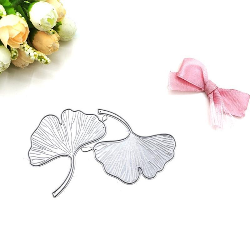 Ginkgo Biloba Metal Cutting Dies Stencil Scrapbooking DIY Album Stamp Paper Card