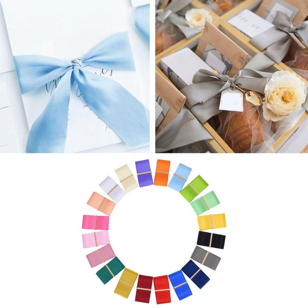 Ribbon Gift Wrapping DIY Material Crafts Making Sewing Party Decoration