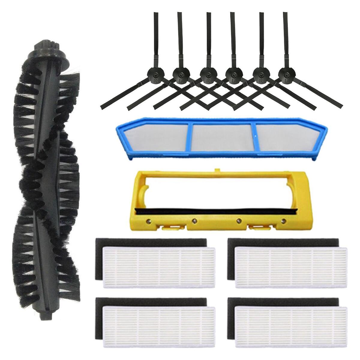13Pcs Vacuum Cleaner Replacements Set for Ilife A4S A40 Robot Vacuum Cleaner