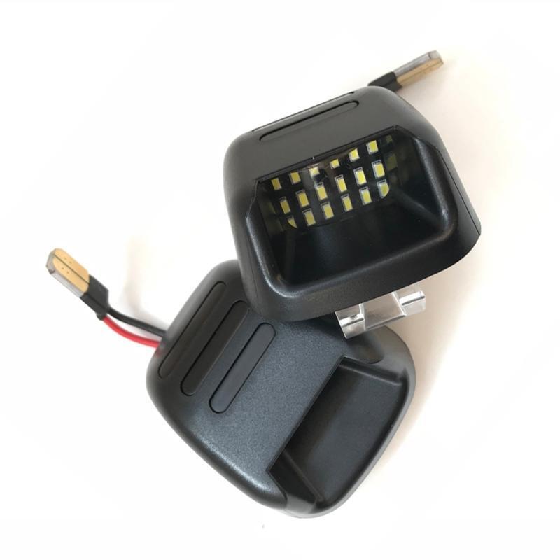 LED License Plate Lights For Frontier Xterra, LED Lights and Red OLED Neon