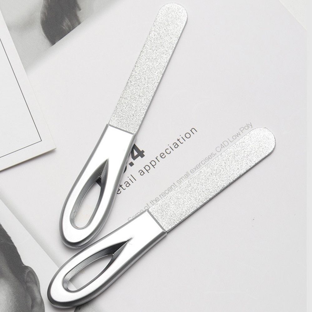 Grinding Rod Nail Art Tools Nail File Stainless Steel Manicure Pedicure Scrub