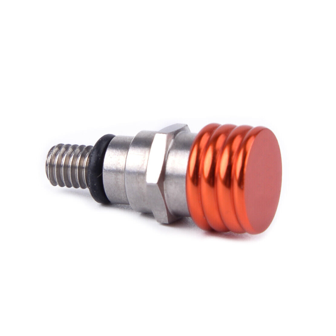 Air Bleeder Fit for BMW Adventure M4 0.7mm Pressure Fork Relief Valve Orange Lid