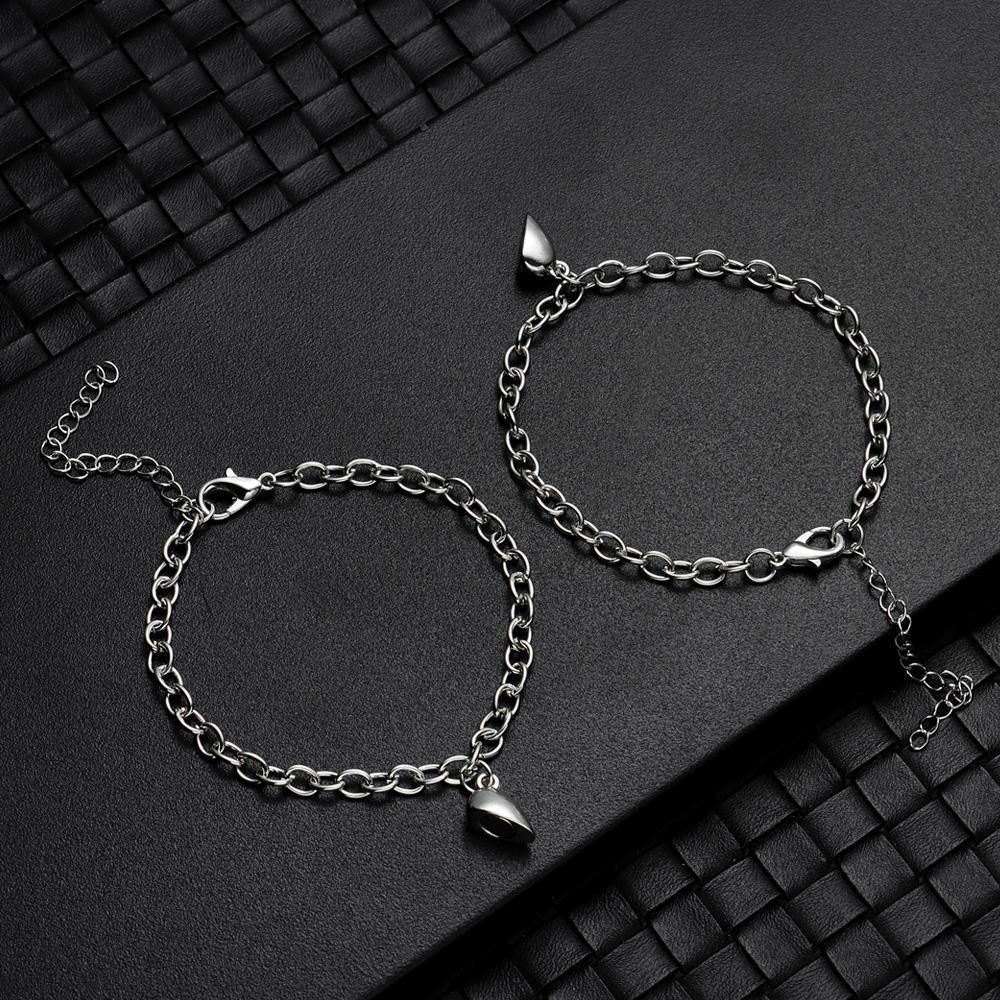 Charm Lover Chain Heart Bracelet Couples Bracelets Valentine's Day Jewelry