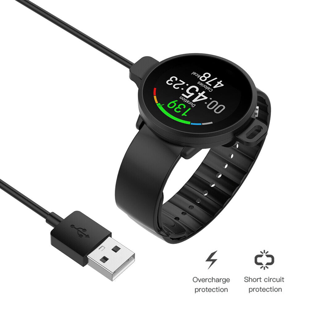 4-pin 1m USB Charger Cable for POLAR Unite Smartwatch Charging Cord Line