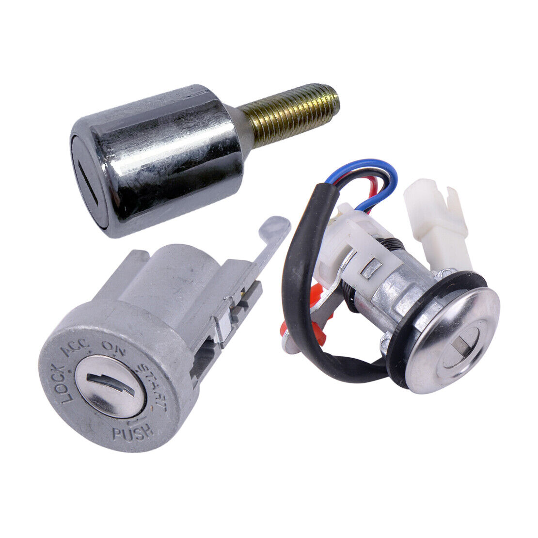 Spare Tire Lock Cylinder Key Set Fit for Mitsubishi Pajero Montero MK2 1990-2004
