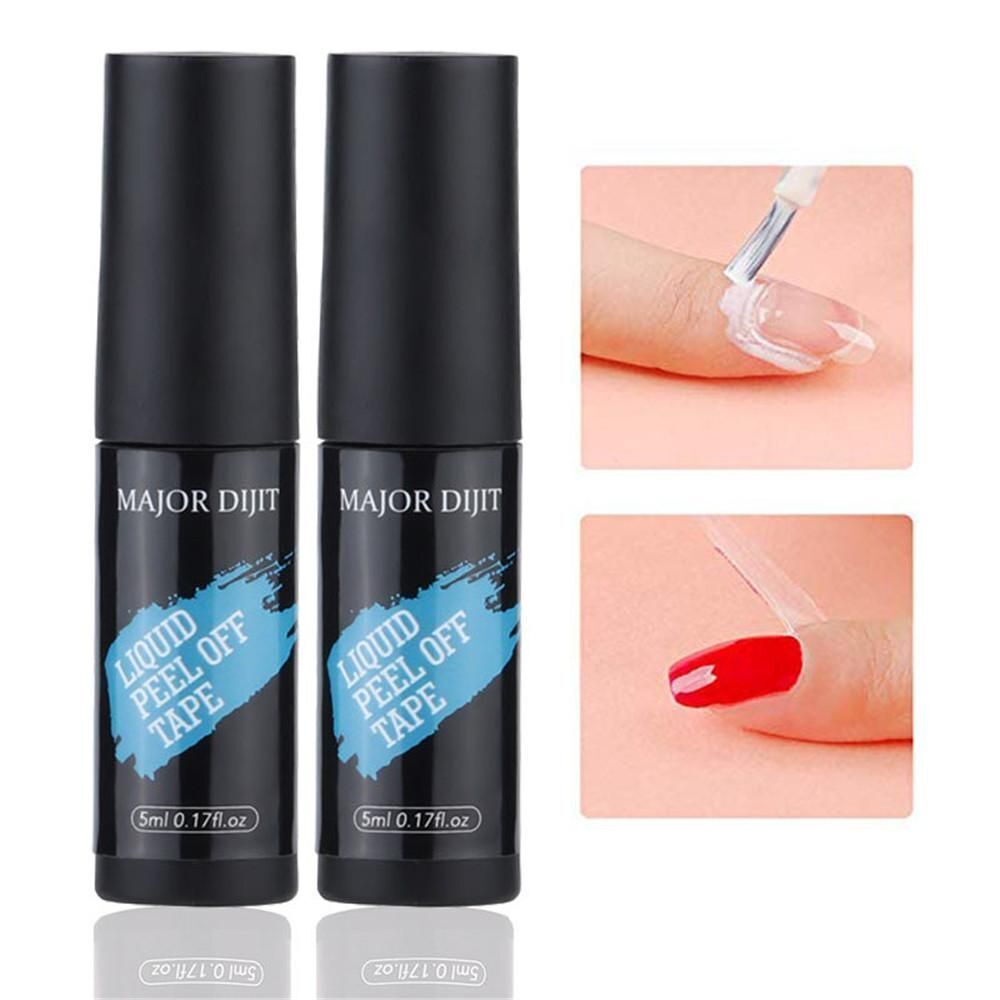 Beauty Liquid Nail Peel Off Gel Nail Latex Tape Finger Cuticle Care Base Coat