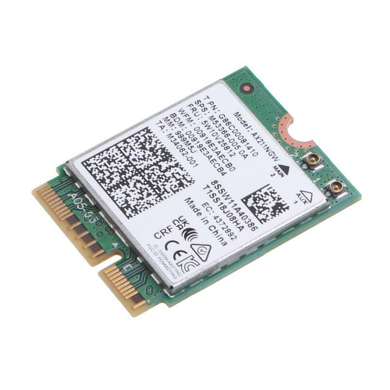 AX211NGW Dual Band WiFi 6E Card 802.11ac ax Wireless NGFF M.2 Key E WiFi Card