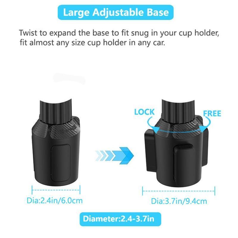 Multifunctional Car Cup Holder Expander Adapter Car Tray Beverage Coffee Table
