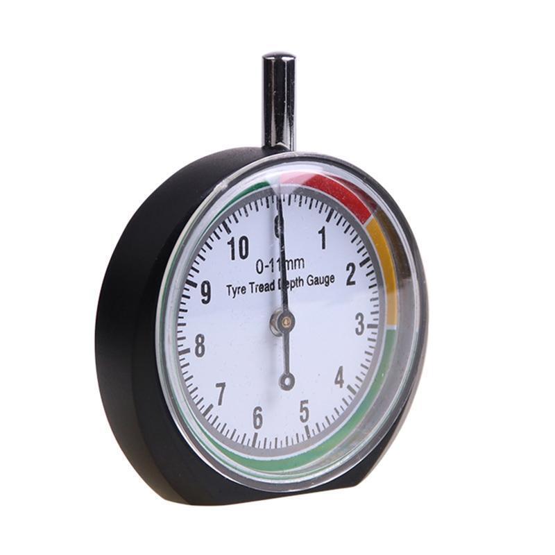 Tire T read Depth Gauge Dial Type Tire Depth Gauge for Motorcycle Car Truck