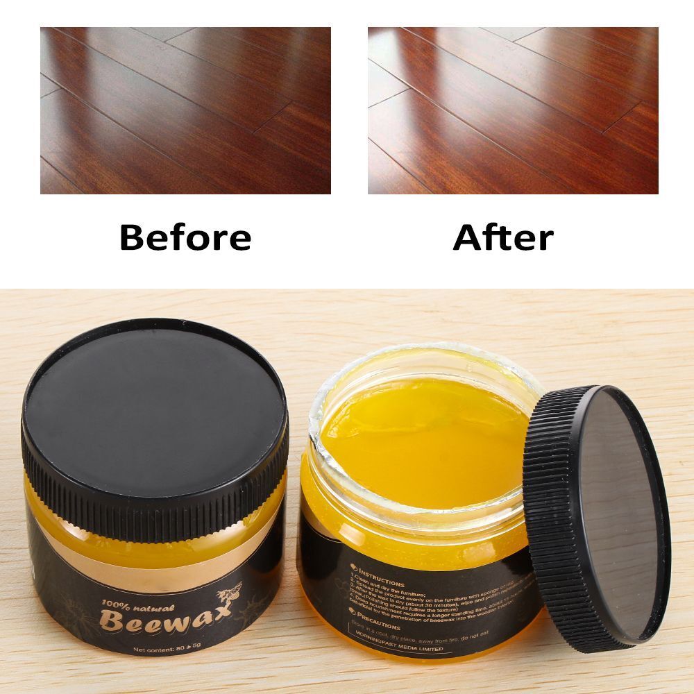 Cleaning Sponge Wood Seasoning Beewax Furniture Care Polishing Wax Waxing Wax