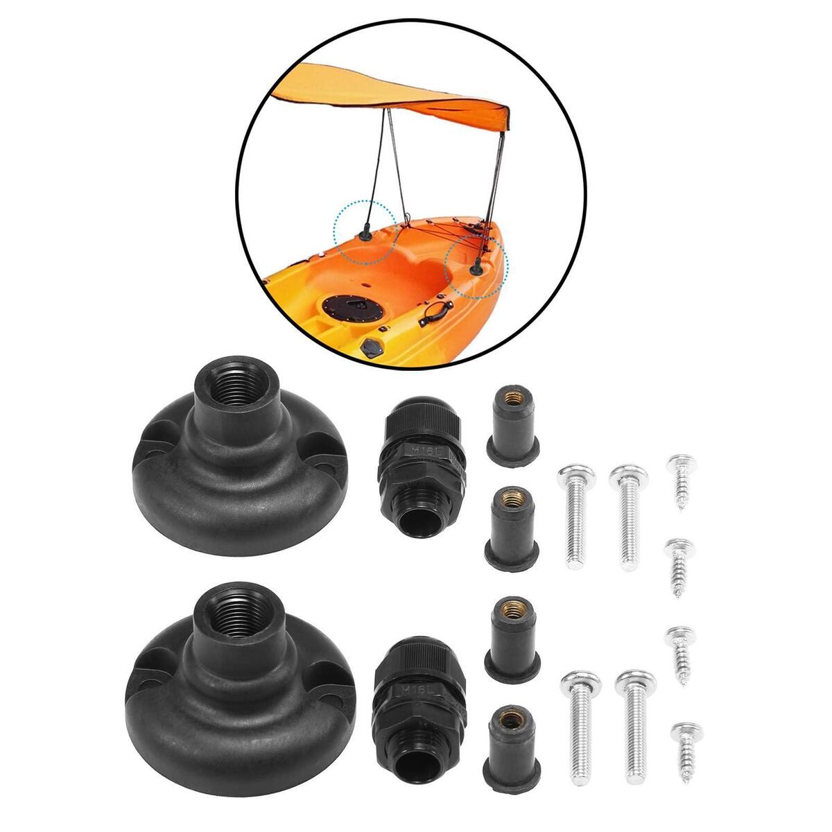 Kayak Sun Shade Canopy  Kayak Accessories  Install for Boat  Sailboat Awning