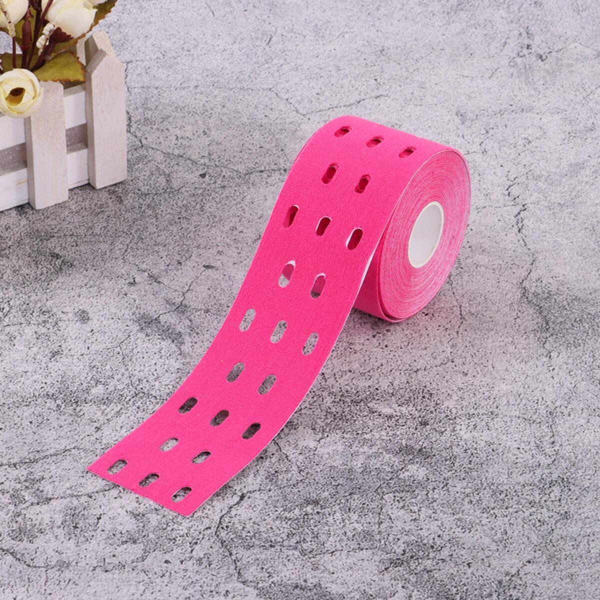 Set of 4 2Inchx16ft Perforated Kinesiology Muscle Tapes for Fitness Running