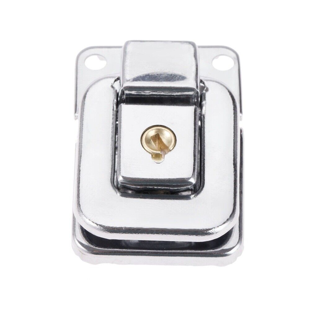 38*28mm Furniture Drawer Cabinet Wardrobe Door Toggle Latch Lock Hardware & Key