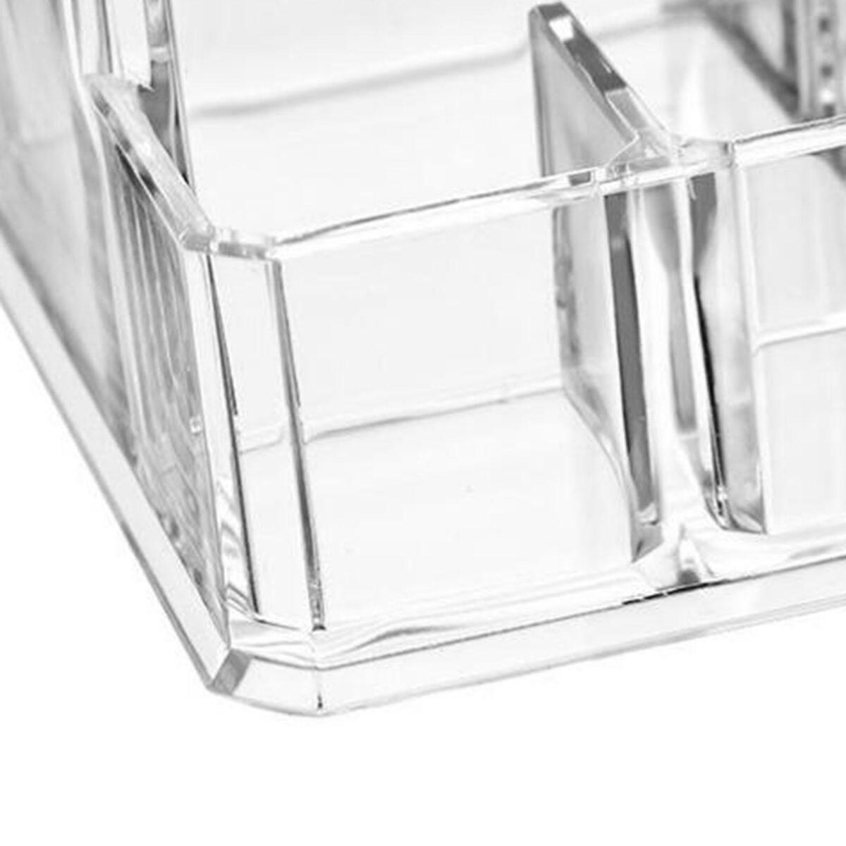 Makeup Brush Holder 7 Compartments Multi Function Box Organizer Container