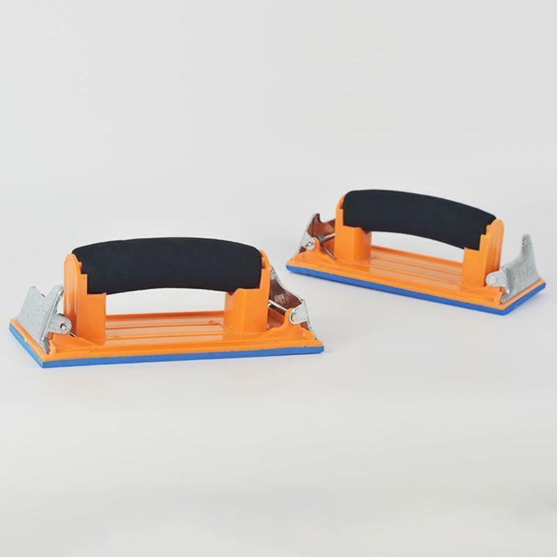 Convenient Manual Sandpaper Holder 18.2/7.16'' Hand Sander with Sponge Handle