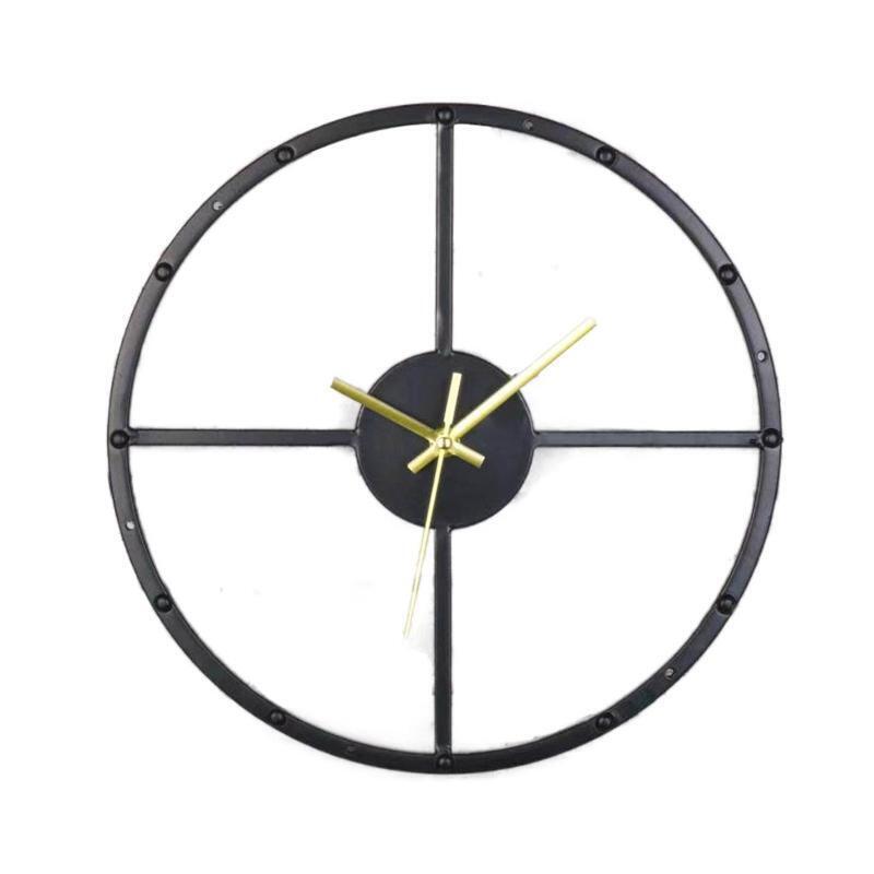 Creative Metal Wall Clock Nordic Style Hollow Silent Wall Clocks Home Decoration