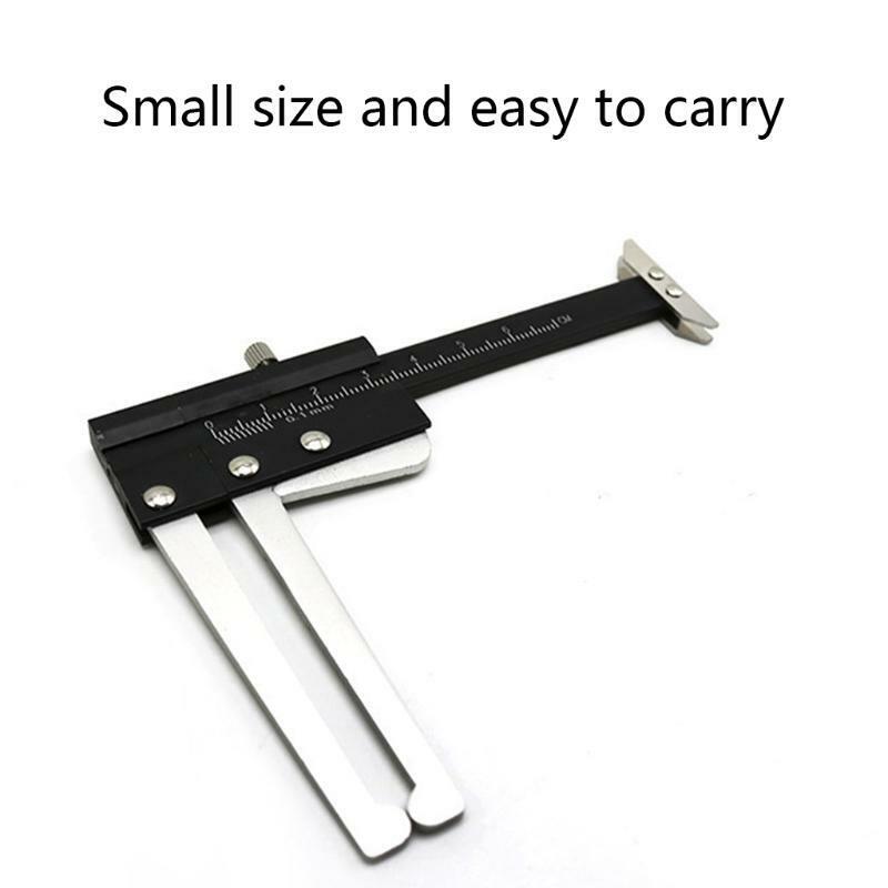 Brake Disc Thickness Measuring Caliper Vernier Ruler Tyre Tire Tread Depth Gauge