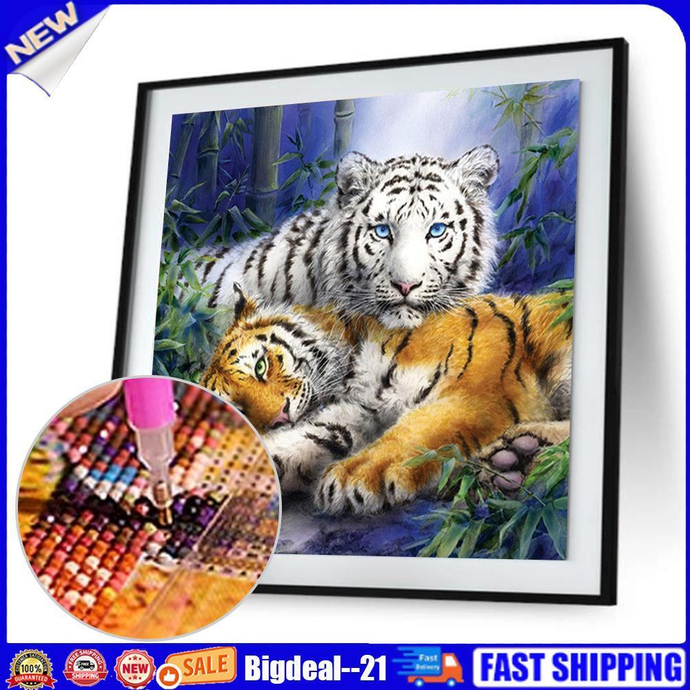 5D DIY Tiger Diamond Painting Embroidery DIY Craft Cross Stitch Home Decor