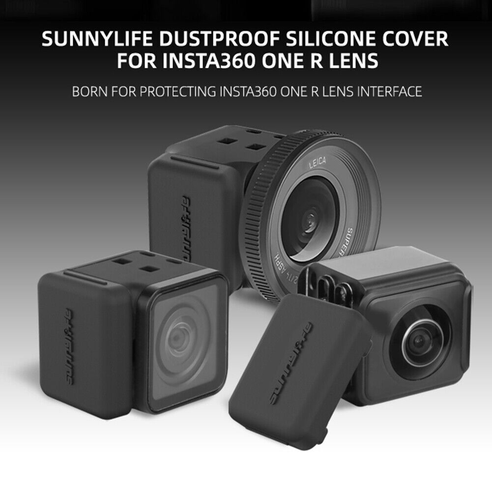 2x Silicone Dust Plug Cover for Insta360 ONE R 4K 1 inch Wide Angle 360 Mod