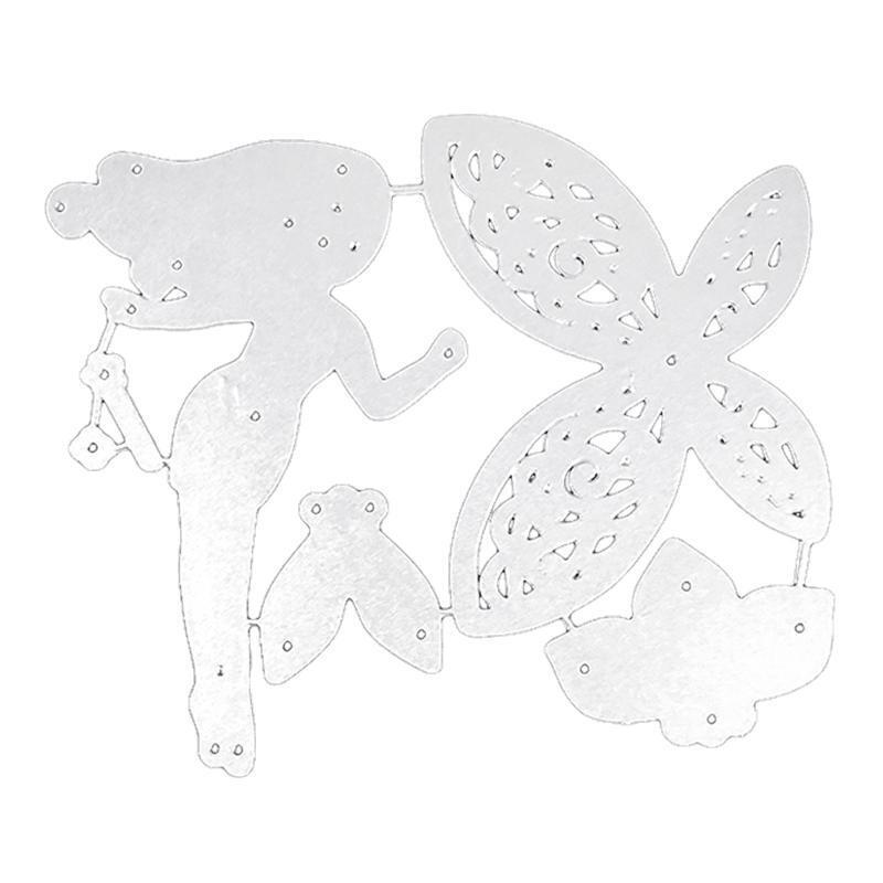 Fashion Wings Fairy Die Cuts Embossing Stencils for DIY Album Cards Scrapbooking
