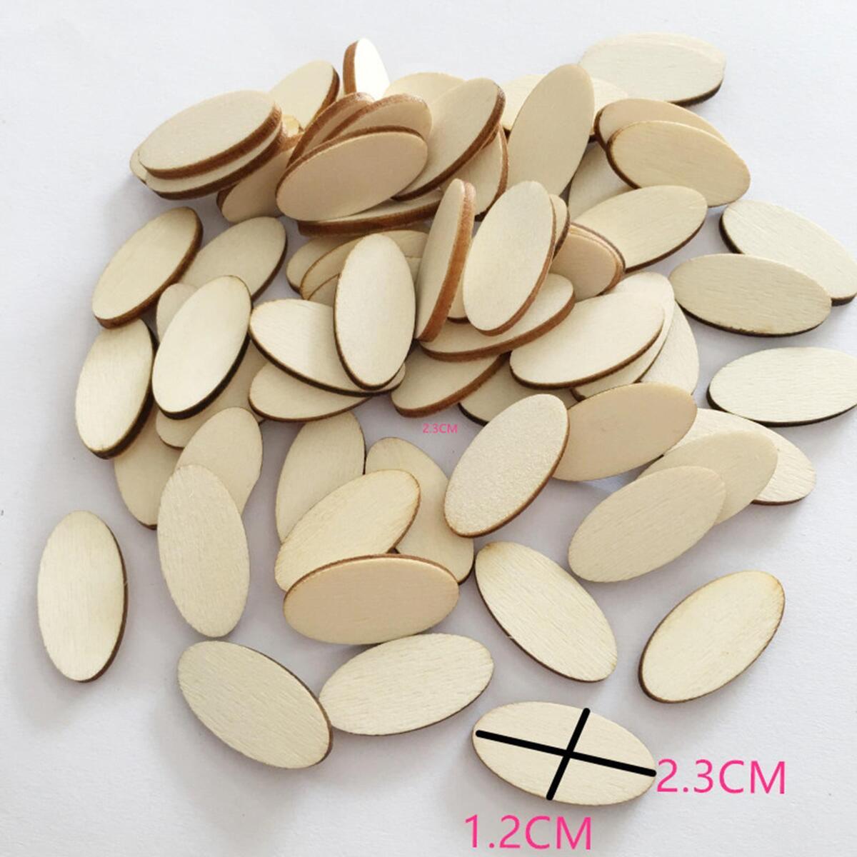 100 * Rustic   Wooden Craft Embellishments Cutout   Wedding