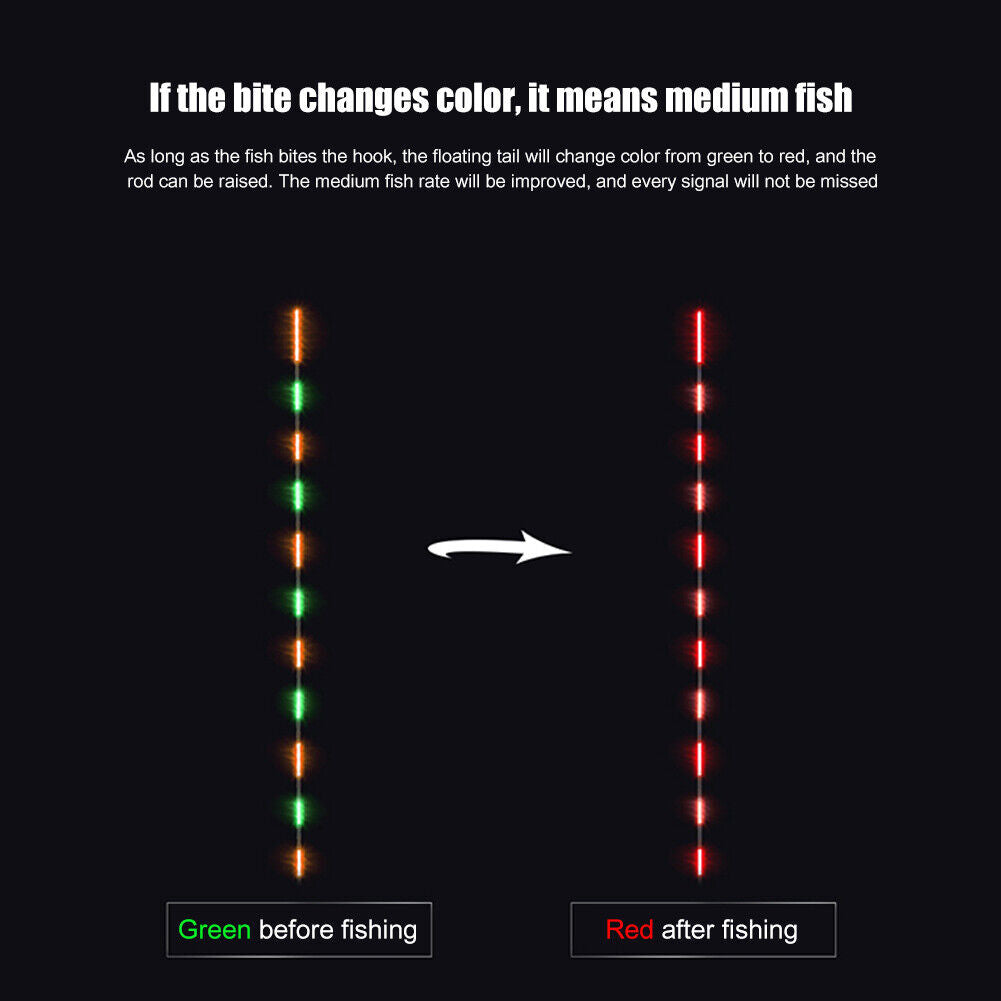 Luminous Electric Fishing Floats Color Changing Fishing Buoy Bobber (D0-10)