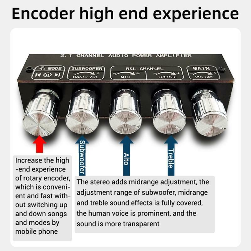 2.1 Channel ZK-TB21S Bluetooth-compatible Audio-Digital Power Amp Stereo Board