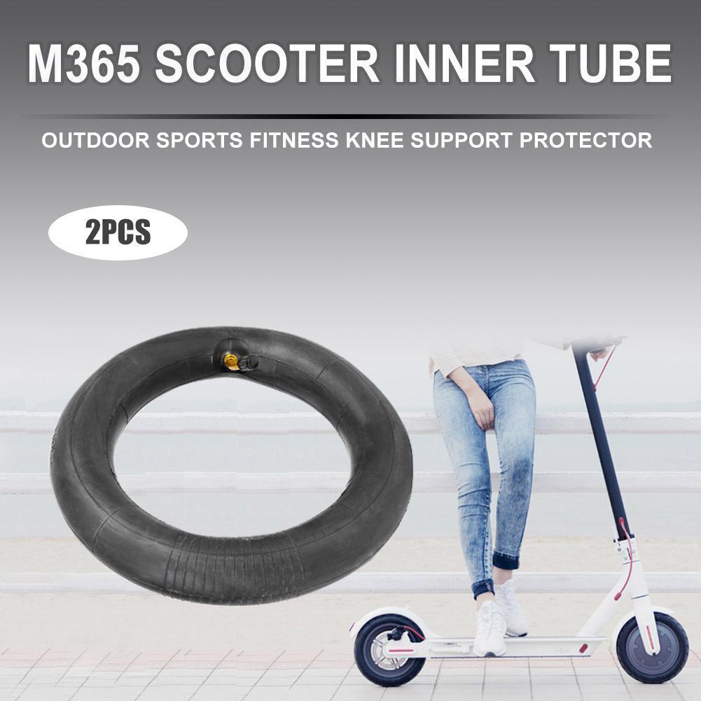2pcs Scooter Inner Tires Inflatable 8.5 inch Skateboard Tube for M365 Black