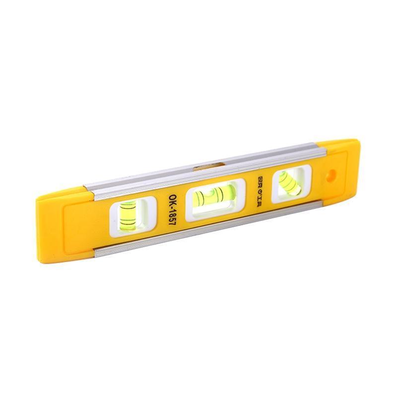 Upgraded 9-Inch Magnetic Square Level with 3 Vials Aluminum & ABS Made Small