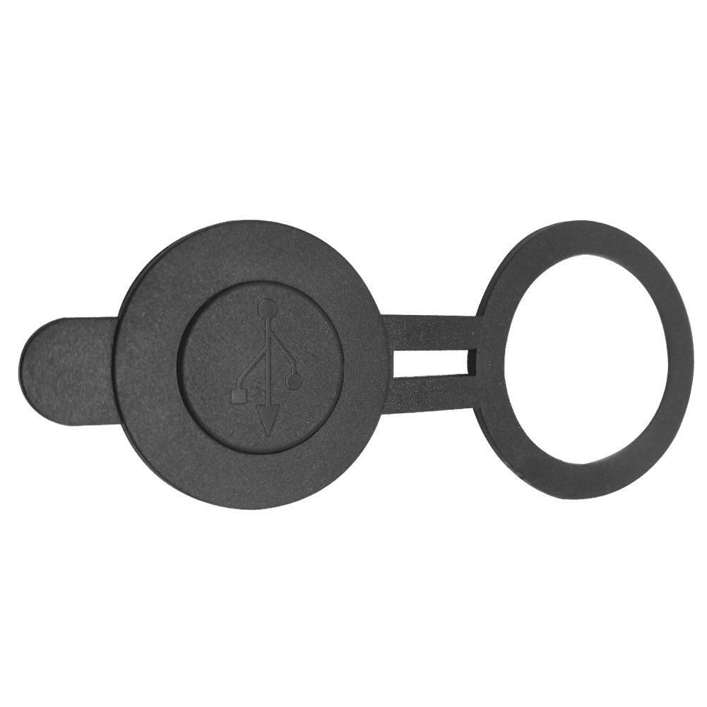 30mm Dia Round Waterproof Dust Cover for Dual USB Car Motorcycle Charger