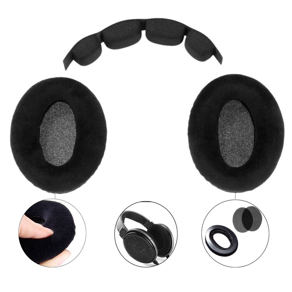 Ear Pads Foam Pads Headband Velour & Memory Foam For HD545 HD565 HD580 Headphone