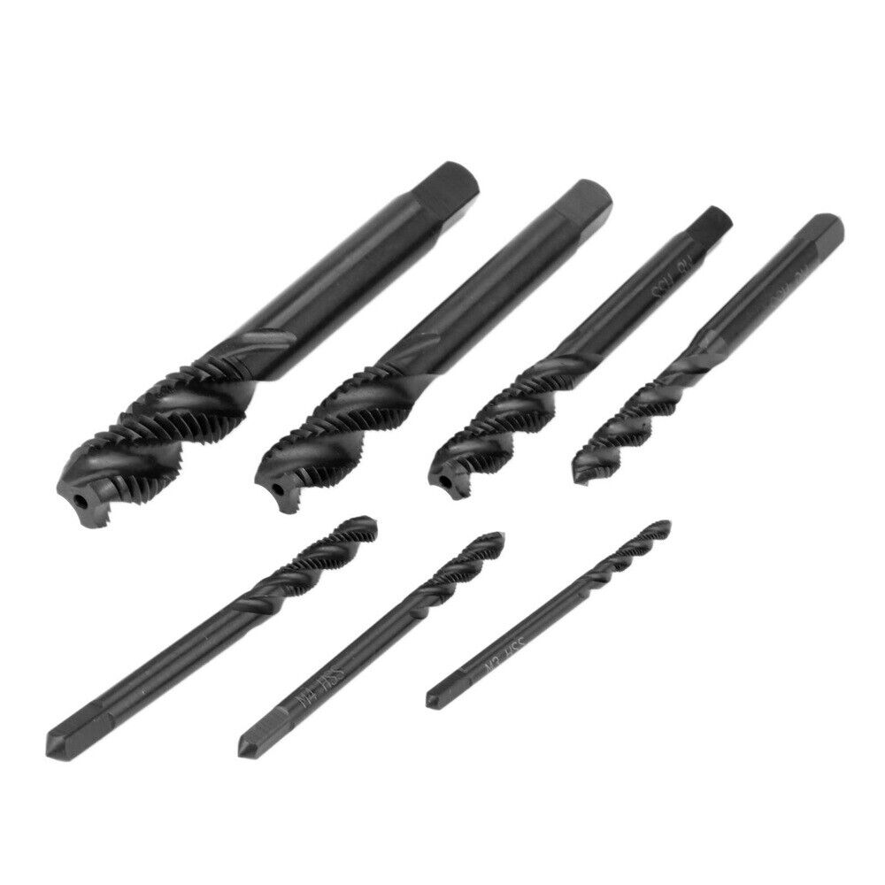 Screw Thread Spiral Flute Taps M3/M4/M5/M6/M8/M10/M12 Metric Tapping Drill Bits