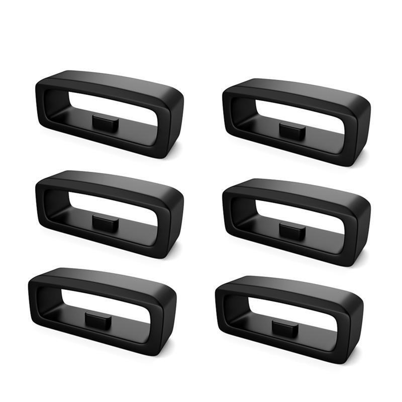 10pc Watch Strap Bracelet Band Keeper Loop Fastener Retainer Ring for Suunto24mm