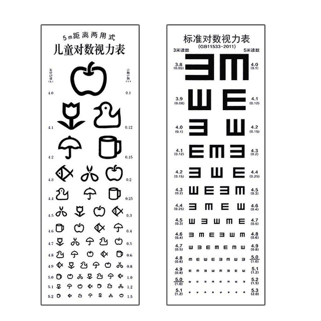 Standardized Eye Chart Visual Testing Chart  School for