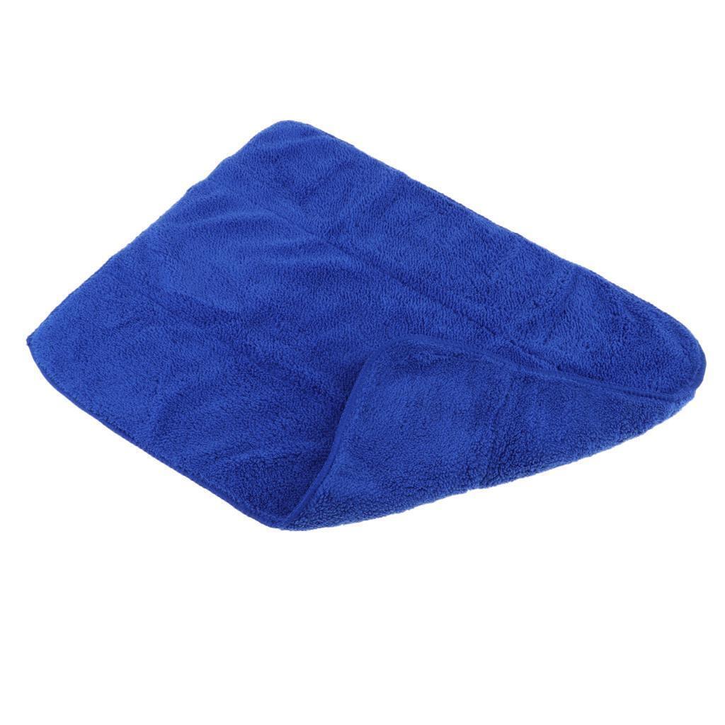 2pcs Microfiber Skate Wipe Care Cleaning Cloth Quick drying Clean Towel Blue