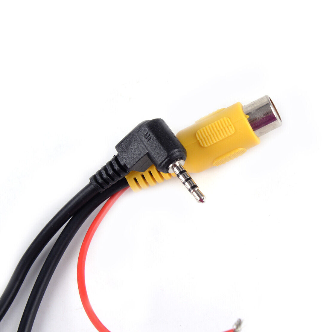 RCA to AV IN Cable 2.5MM DVR Camcorder Rear View Parking Dual Camera Adapter Li