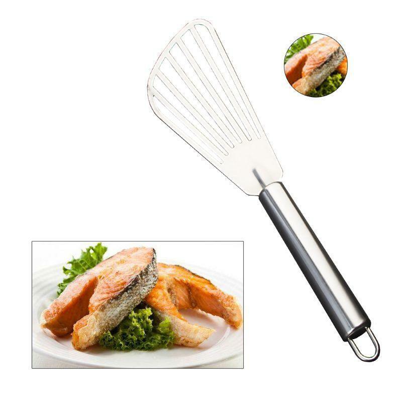 Stainless Steel Cooking Fish Spatula Professional Flexible Spatula Non-stick