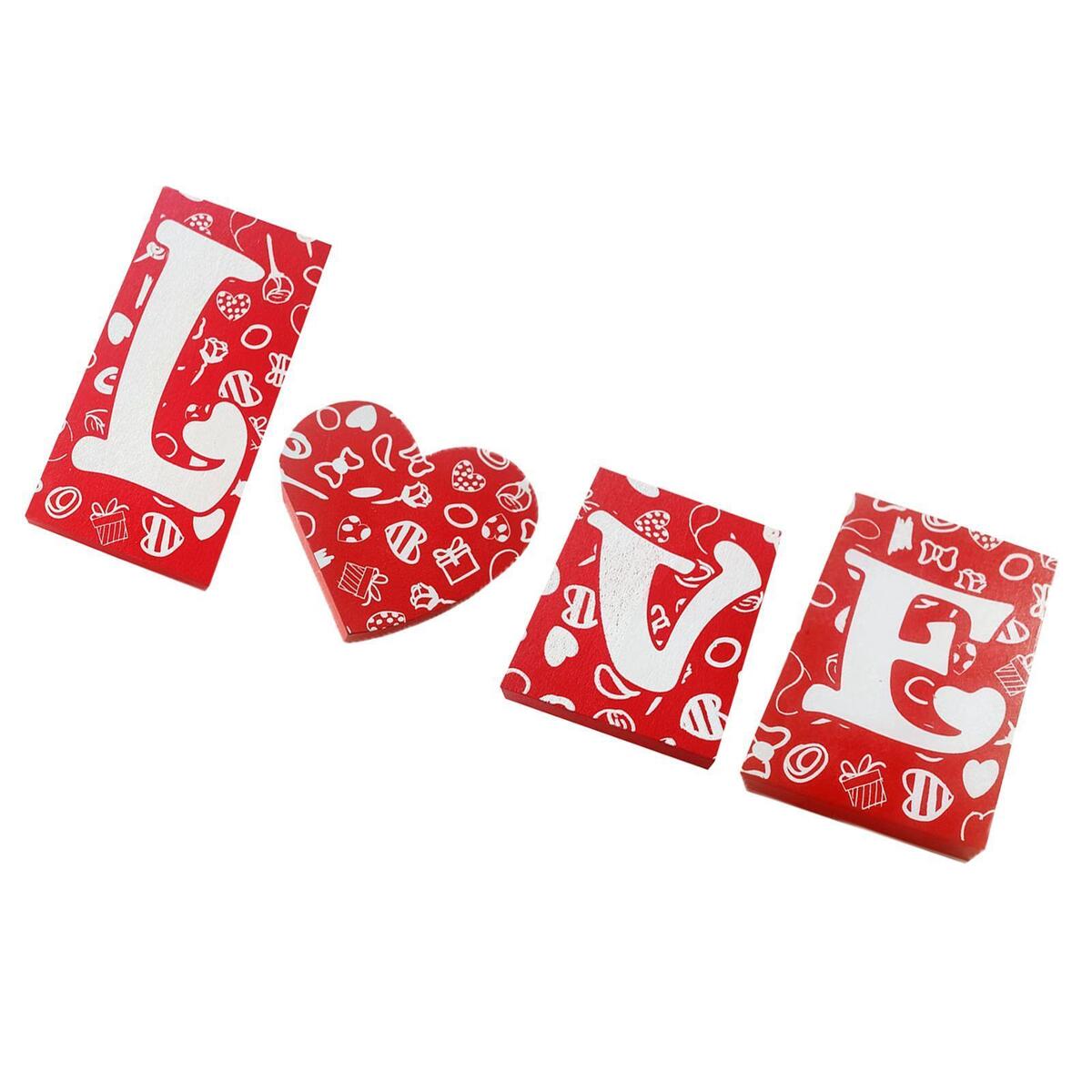 4x  Ornament  Alphabet Ornaments for Wedding Decoration