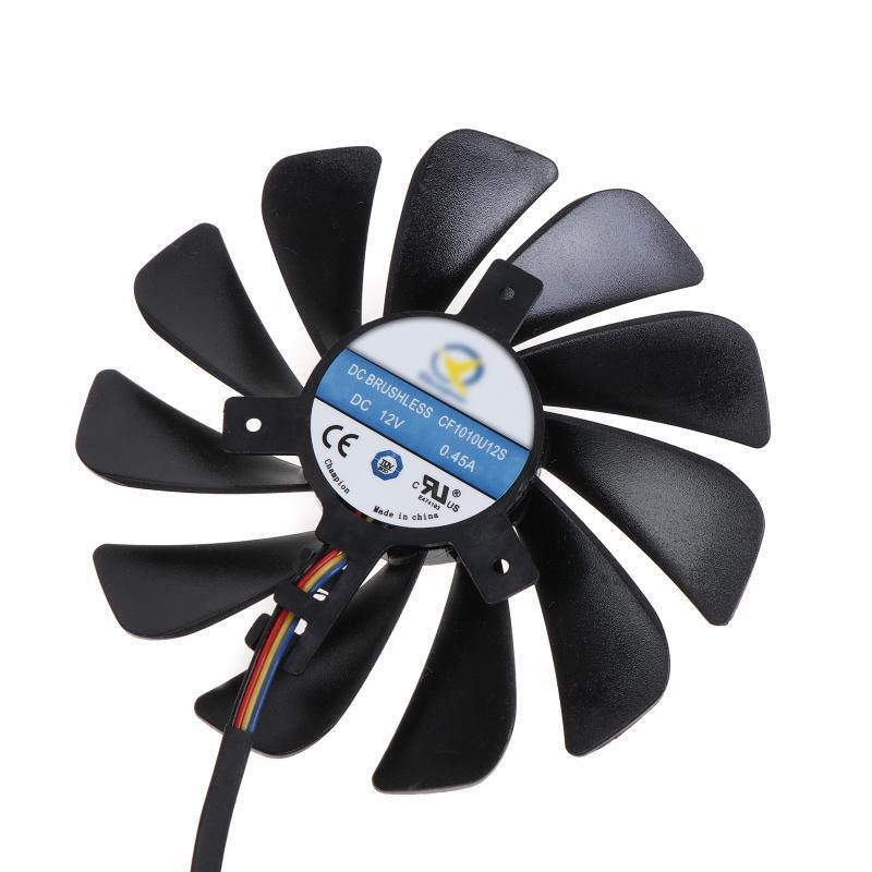 FDC10U12S9-C 4Pin VGA Fan Graphics Card Cooling Fan for ASRock Radeon RX 5700 XT