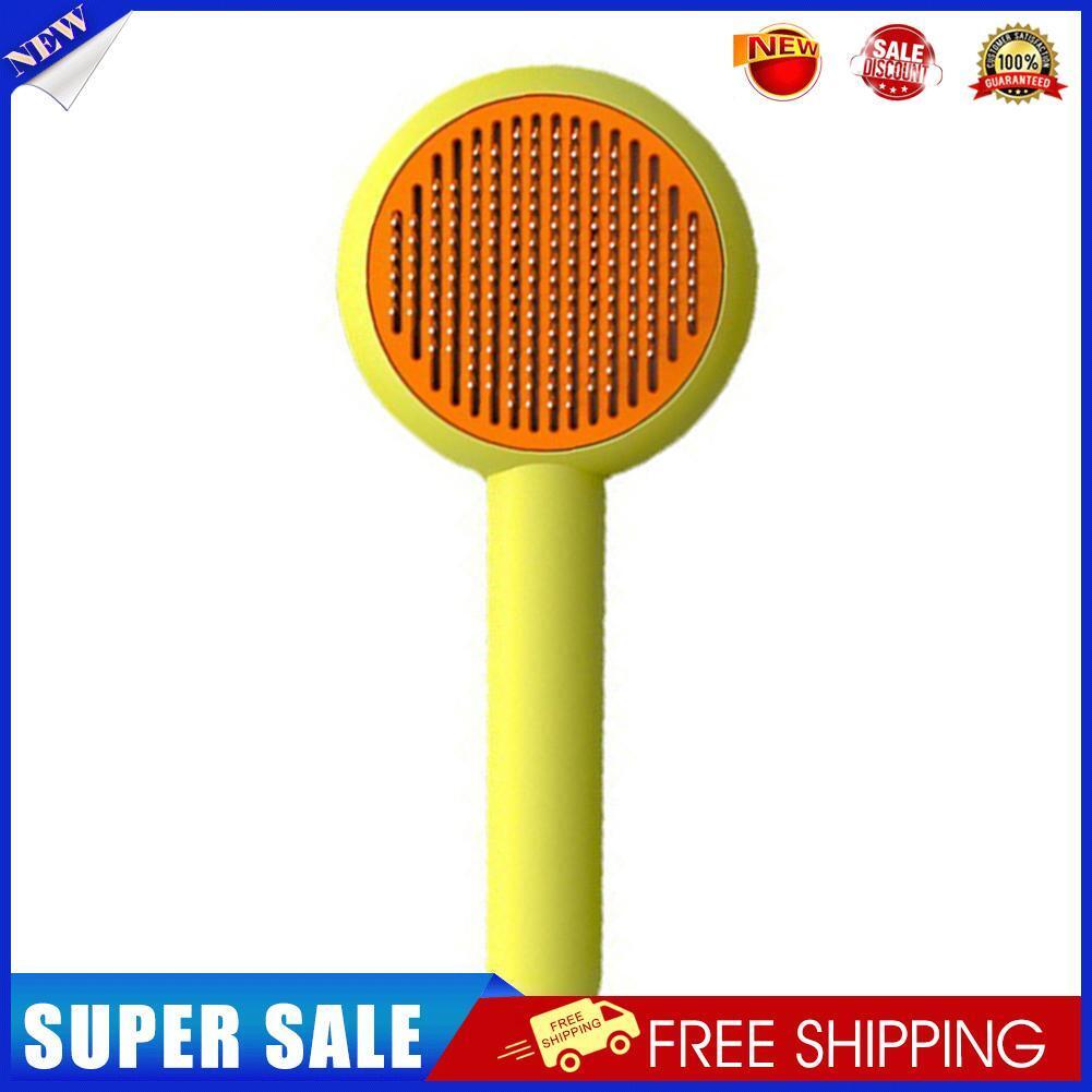 Donut Pet Dog Cat Needle Comb Removal Brush Shedding Hair Grooming (Green)