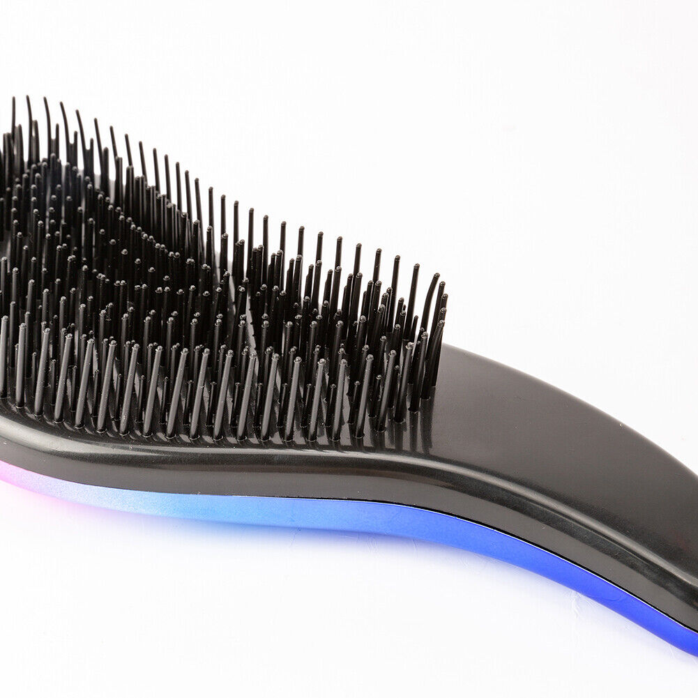 Hair Comb Scalp Anti Hair Break Wet Curly Detangle Hair Styling (Rose Red)