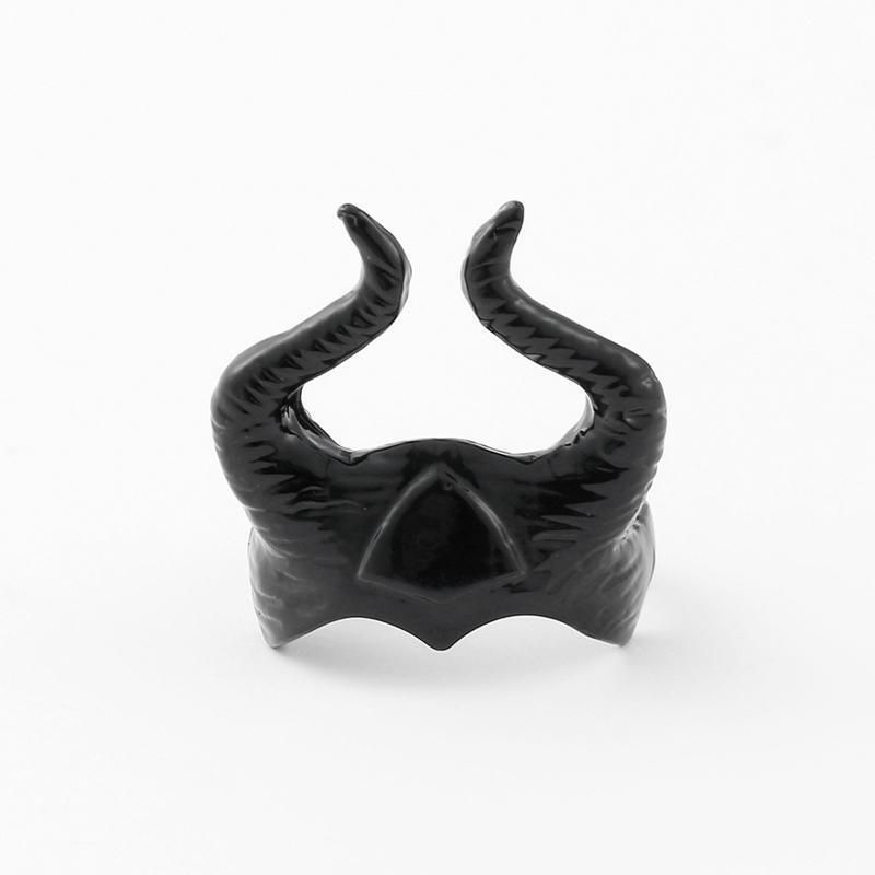 Fashion Biker Jewelry Gothic Punk Minimalist All-match Ring Trendy Jewelry