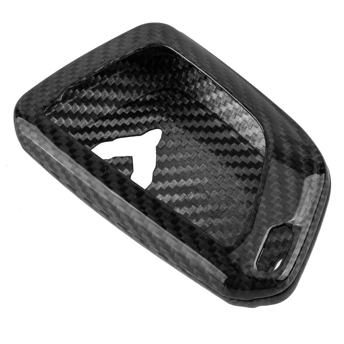 Carbon Fiber Key Fob Key Cover Case Fit for Chevrolet Corvette C8 Coupe 2021