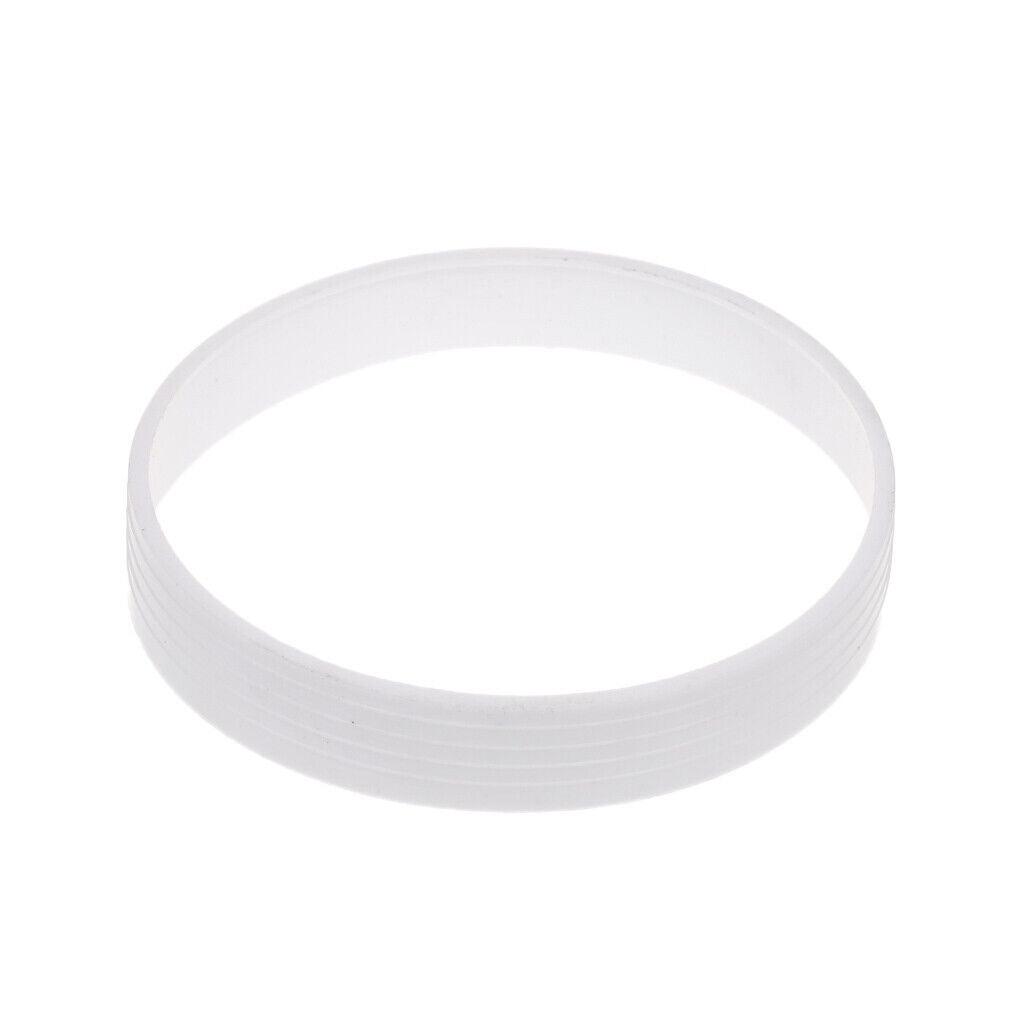 6 Pieces White Plastic  Putting Cup Ring Golf Field Equipment 11cm