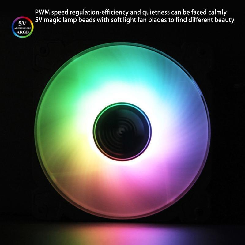CPU Radiator Case Fan for PC Case Chassis Cooler 4Pin 3Pin RGB Cooling Fans 92mM